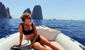 Pics: Rosie Huntington's fun-filled Italian holiday