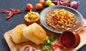 Street food recipes: Misal Pav and Mirchi Vada