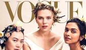 Deepika Padukone, Scarlett Johansson on Vogue cover