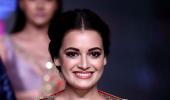 Pix: Dia Mirza flaunts toned abs and midriff