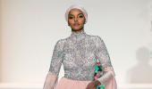 Model who made hijabs fashionable quits runway