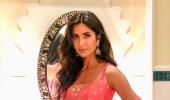 Desi girl! Katrina flashes toned abs in a pink lehenga