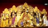 This Durga idol is made from 50 kg gold