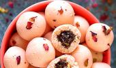 Diwali recipe: Gulkand stuffed rose sandesh