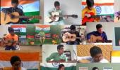 SEE: Jana Gana Mana on the guitar