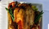 Recipes: Roast Chicken, Cheese Soup, Lamb on Skewers