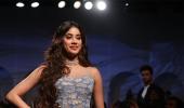 Janhvi charms in a lace dress as Vicky debuts at LFW