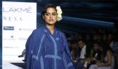 Pics: Neha Mahajan scorches the ramp in blue