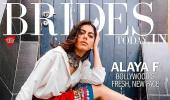 Alaya slays as modern bride in her mom's lehenga