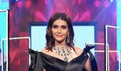 Bold! Karishma slays in a black off-shoulder gown