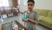 SEE: 10 year old makes sanitiser at home