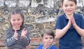 SEE: Royal children clap and cheer health heroes