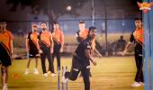 IPL: Legend Murali bowls in the nets!