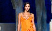 PIX: Irina Shayk adds flair to Versace show