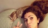 Nimrat's adorable pics with her cuddly friends