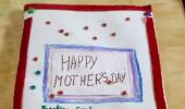 10-yr-olds make card for late Mom