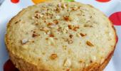 Recipe: Eggless Rava Cake