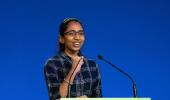 Vinisha Steals Show At Climate Summit