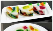 Recipe: Rainbow-Coloured Jello Cake