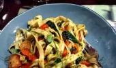 Recipe:Tagliatelle With Fresh Vegetables