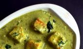 Recipe: Falahari Paneer In Pudina Gravy