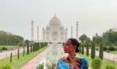 When A Supermodel Romances The Taj