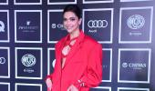 Ladies In Red! Deepika, Elnaaz Sizzle