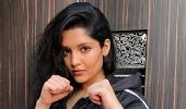 Ritika Singh's Hot Boxer Babe Look