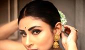 VOTE! Mouni's Hottest Sari Look