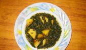 Tiffin Recipe: Green Amaranth Sabji