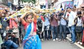 Lady Govindas Celebrate Dahi Handi