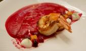 Recipe: Pumpkin Beetroot Soup With Prawns