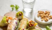 Recipe: Crispy Rice Paper Paneer Roll