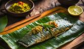 Shobha's Baked Fish In Green Masala