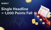 How a single diplomatic headline triggers a 1,000-point swing?