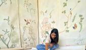 The Girl Who Hand-Painted Alia's Cannes Outfit