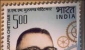 Postal stamp on Murugappa Chettiar