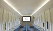 Passengers sit face-to-face in new airline design!