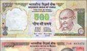 Rs 1,000 and Rs 500 notes to sport new design