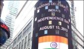 I-Day: NASDAQ turns saffron, white and green