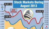 Infographic: Stock markets during August 2013