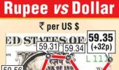 Rupee bounces back by 32 paise to 59.35 vs dollar