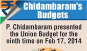 Infographics: Chidambaram's budgets at a glance