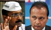 Reliance Infra goes hammer and tongs behind Aam Aadmi Party