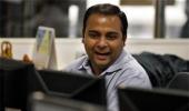 Sensex hits fresh high; TCS, Infosys up over 2%