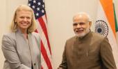 Modi meets American CEOs over breakfast; pitches India story