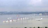 As water recedes, airlines to take stock of damage