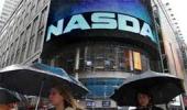 Nasdaq at record high as Wall Street runs on strong data