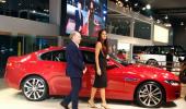 Katrina Kaif is the brand ambassador of the stunning Jaguar XE