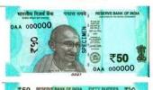 RBI to issue new fluorescent blue Rs 50 notes